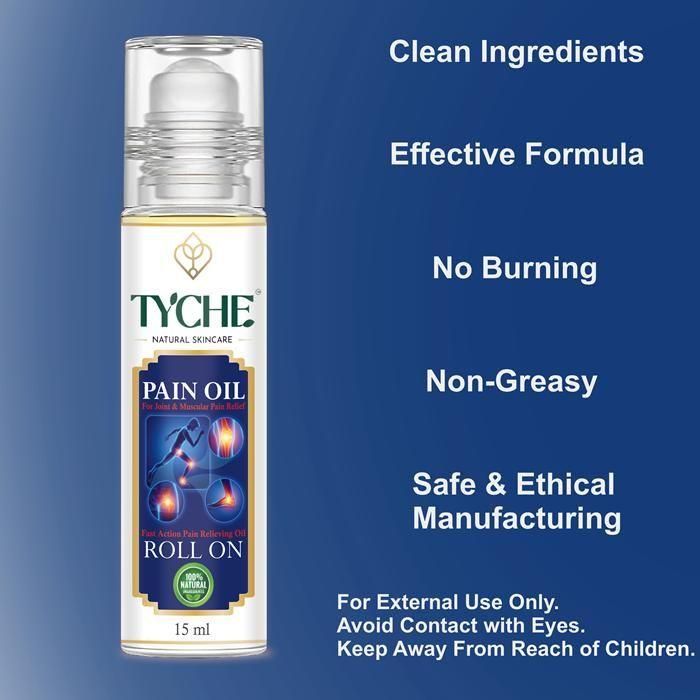 Tyche Pain Oil - Joint & Muscular Pain Relief Oil 15 ml