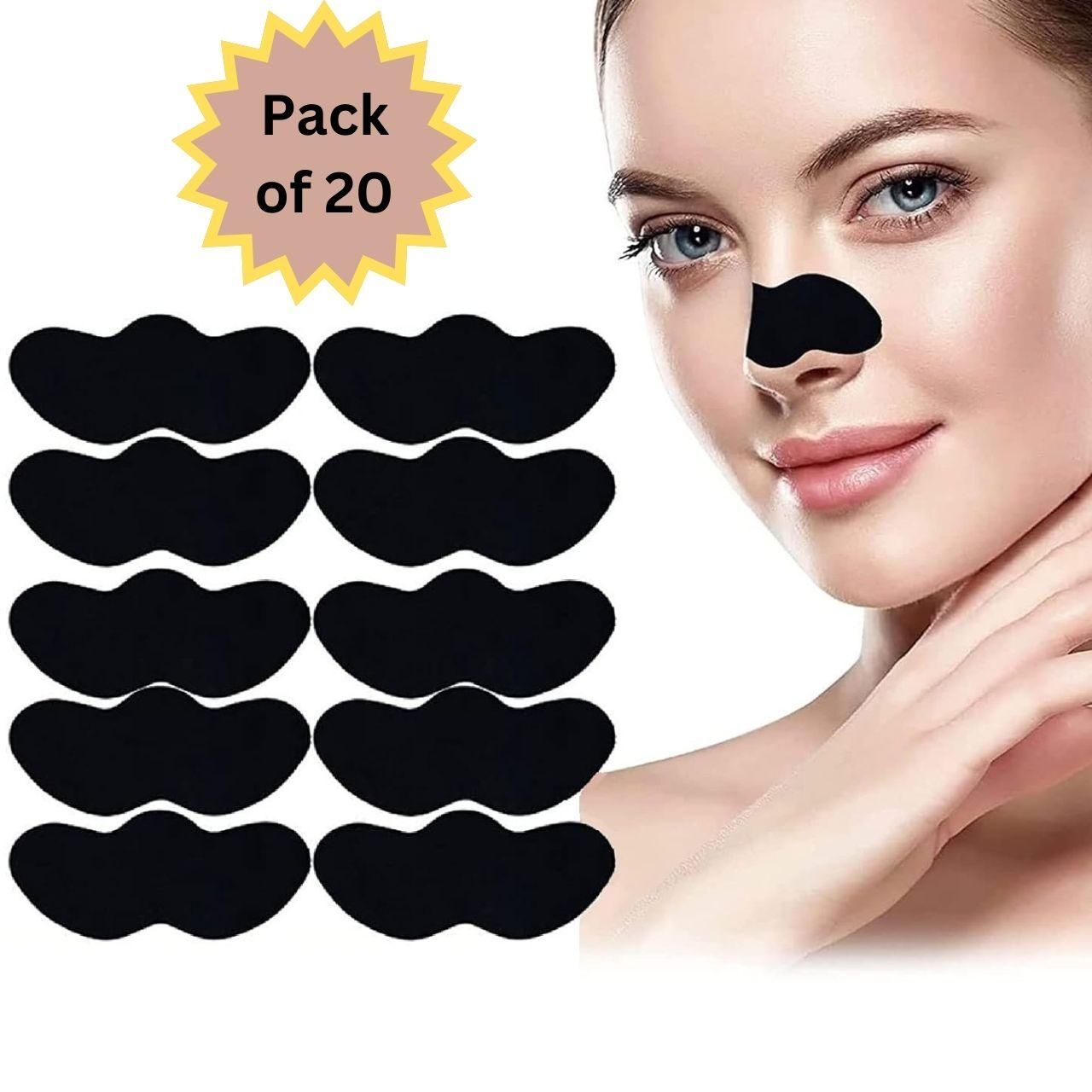 Deep Cleansing Blackhead Remover Strips (Pack of 20)