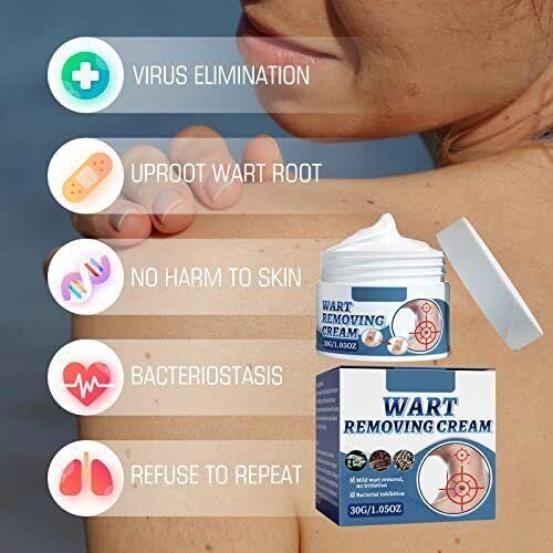 Skin Wart Remover Cream Quick Face Tags Wart Removal (Pack of 2)