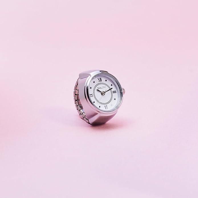 Salty Girl Boss Salty Watch Ring - Silver